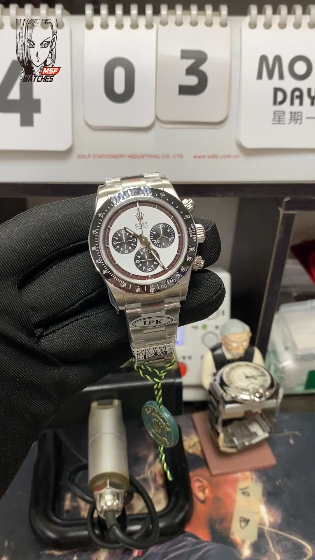 Rolex Cosmograph Daytona Series IPK modify , 40mm size.