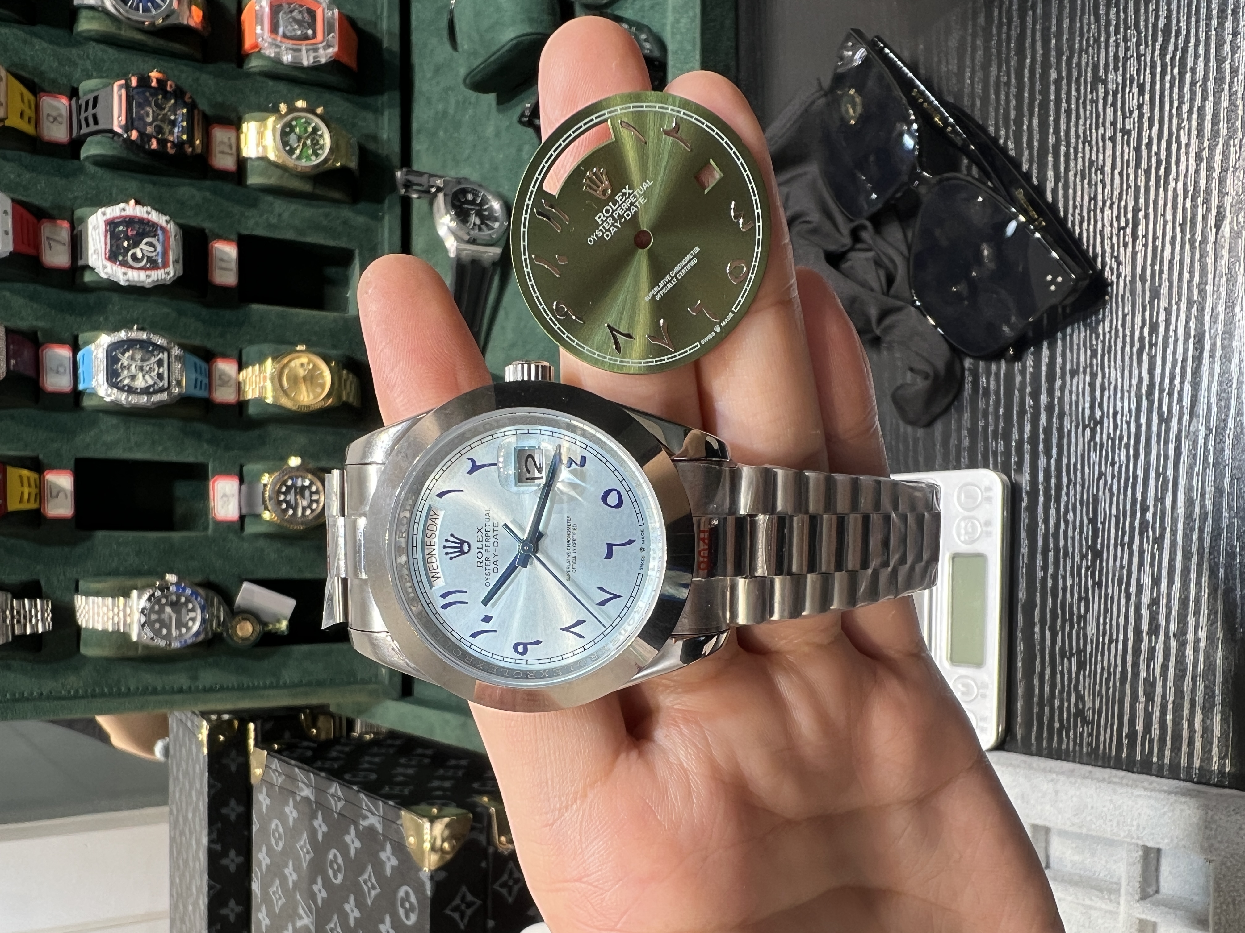 Rolex Datejust series Arabic scale ice blue dial, Jubilee stainless steel bracelet, 41mm size【GIVE AWAY Green dial】