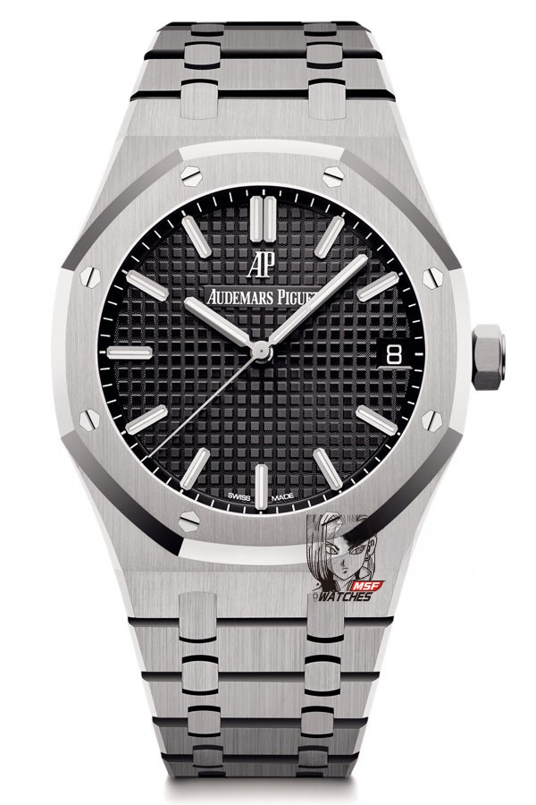 Audemars Piguet Royal Oak Offshore Series 15500ST.OO.1220ST.03, Black Dial with Stainless Steel Bracelet, 41mm size.