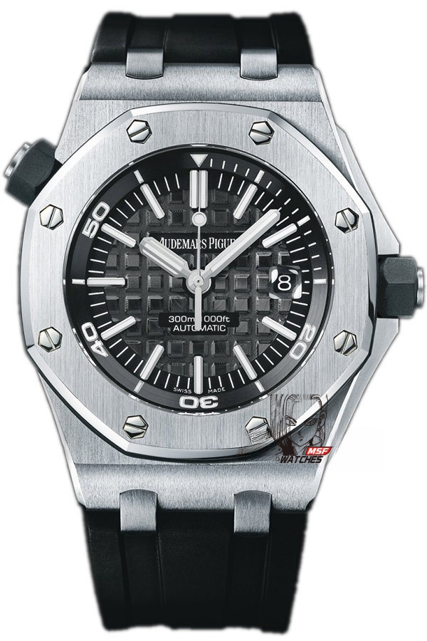 Audemars Piguet Royal Oak Offshore Series 15703ST.OO.D002CA.01, black dial, 42mm Size.