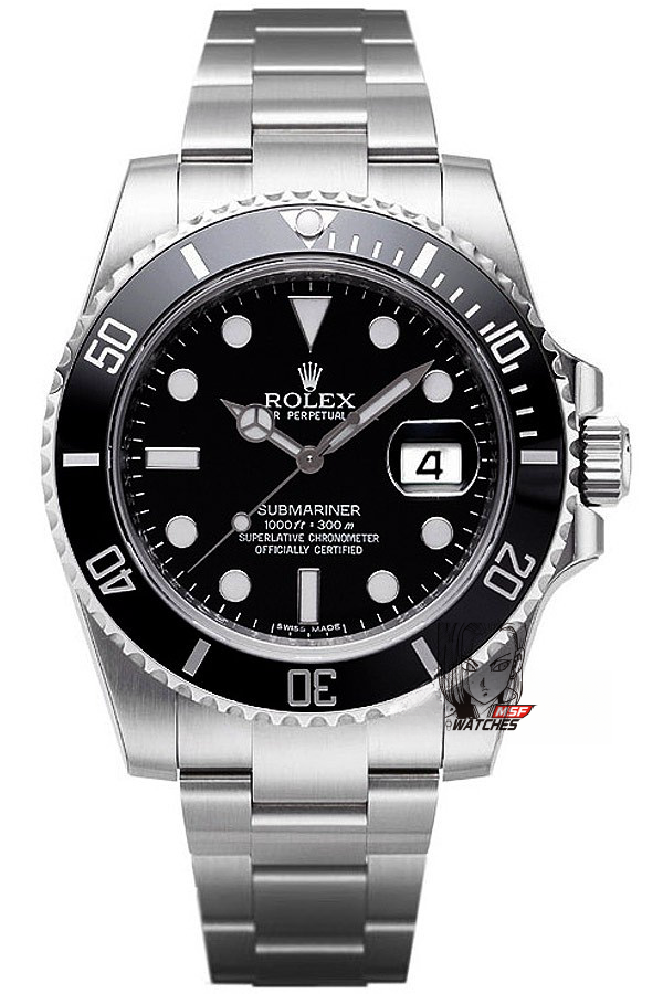 Rolex Submariner Series 116610LN-0001, Black Dial Black Ghost, 40mm size.