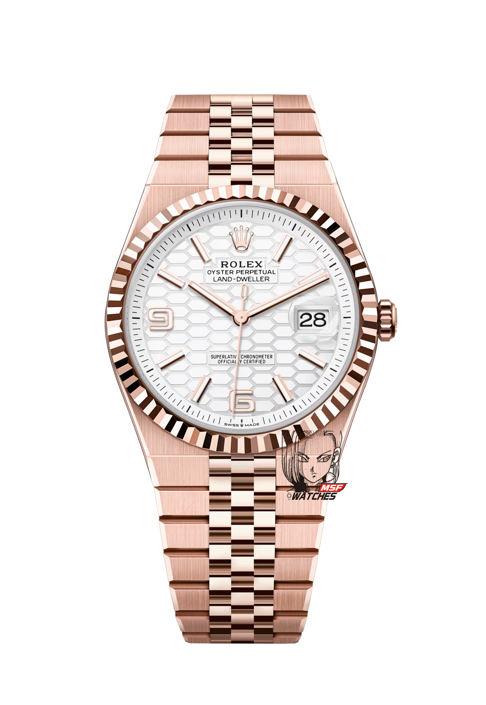 Rolex Land Dweller Series Watch Model 127335-0001 40mm